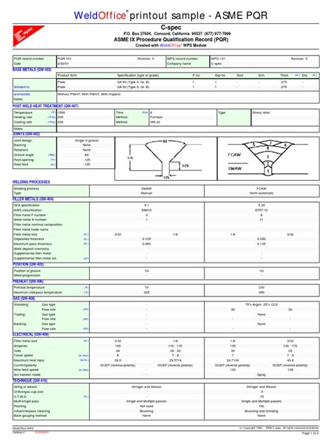 what is a pqr in a metal fabrication shop|pqr pdf.